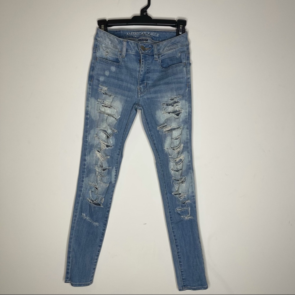 American Eagle Distressed Skinny Jeans